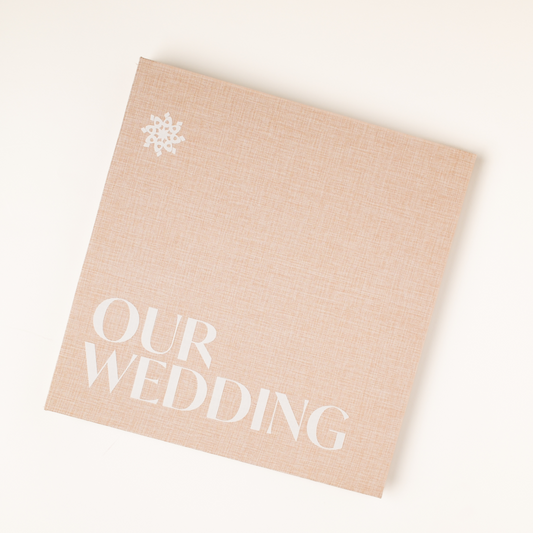 Linen Wedding Photo Album