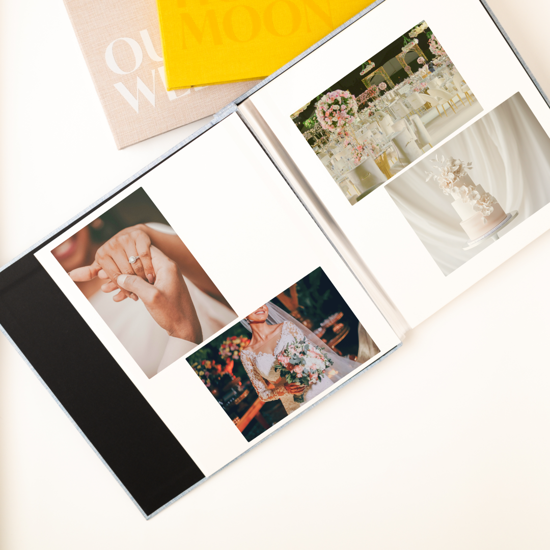 Linen Wedding Photo Album