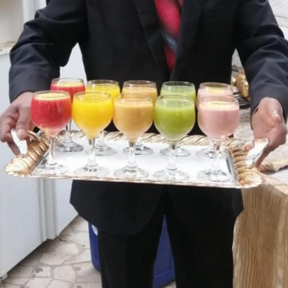عصائر منوعة مع عامل إضافي